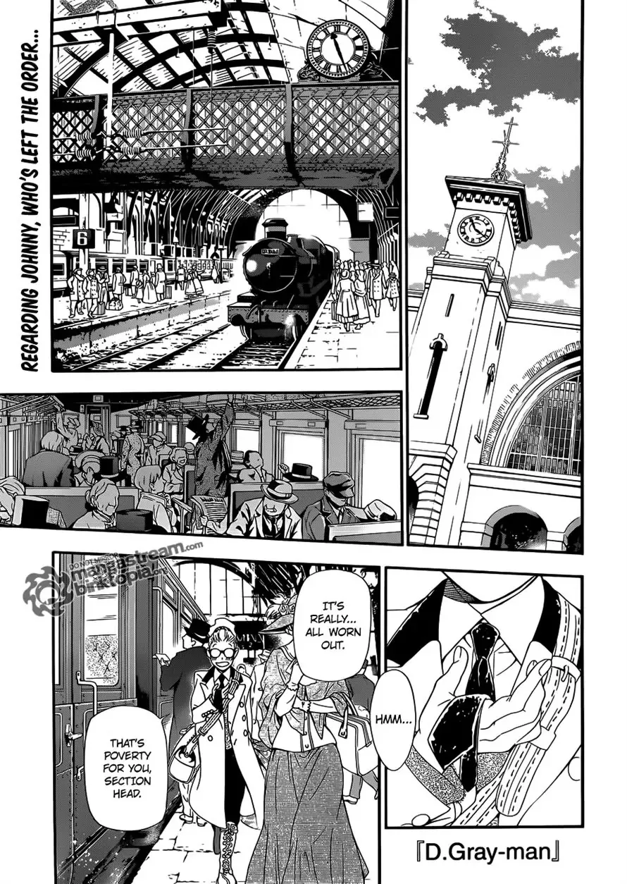 Read D.Gray-man Chapter 209 - Searching For A.W. / A Fellow Traveller Online