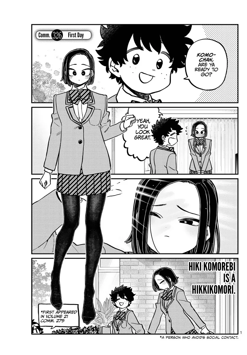 Read Komi-san wa Komyushou Desu Chapter 326 - First Day Online