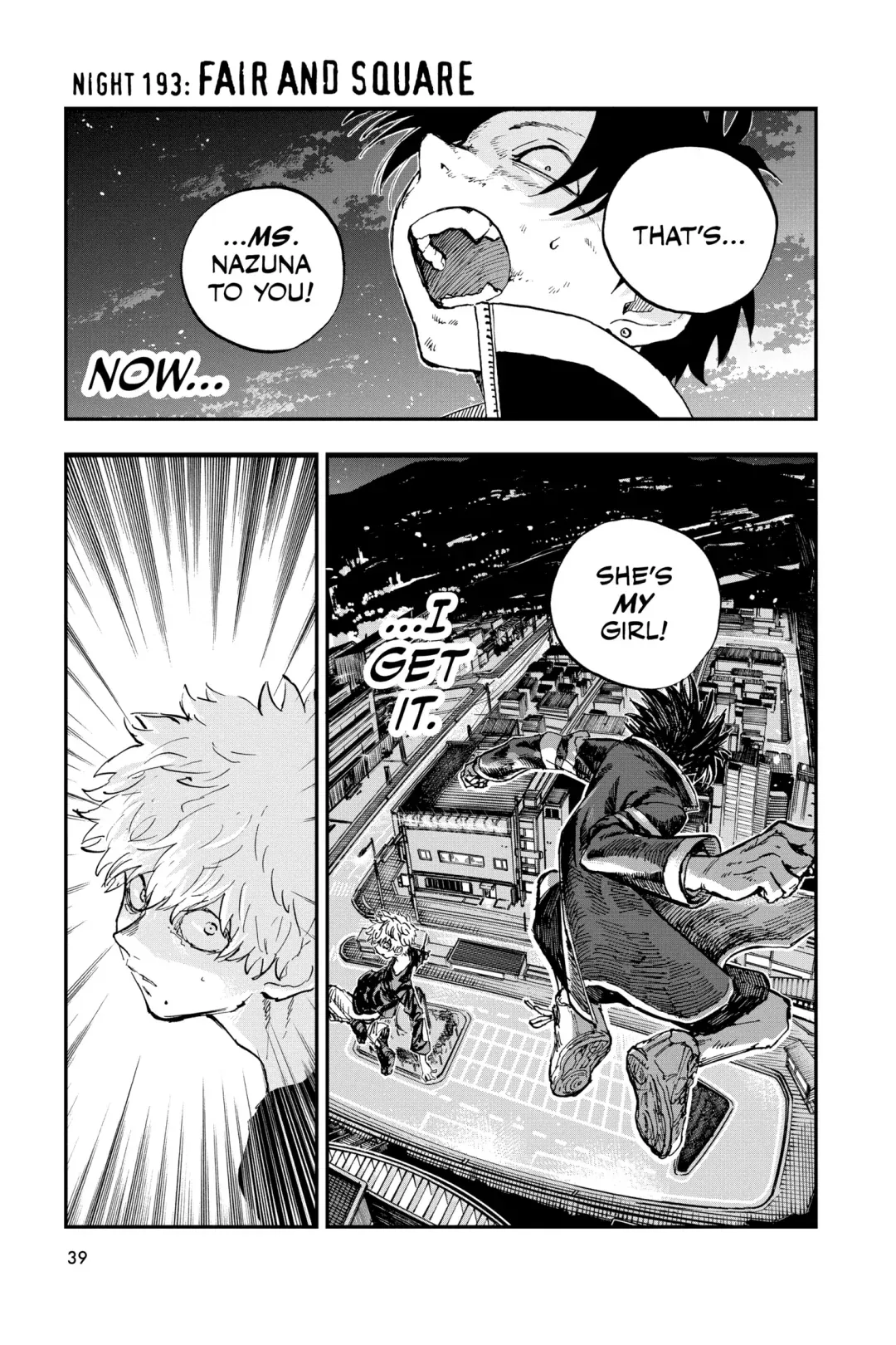 Read Yofukashi no Uta Chapter 193 Online