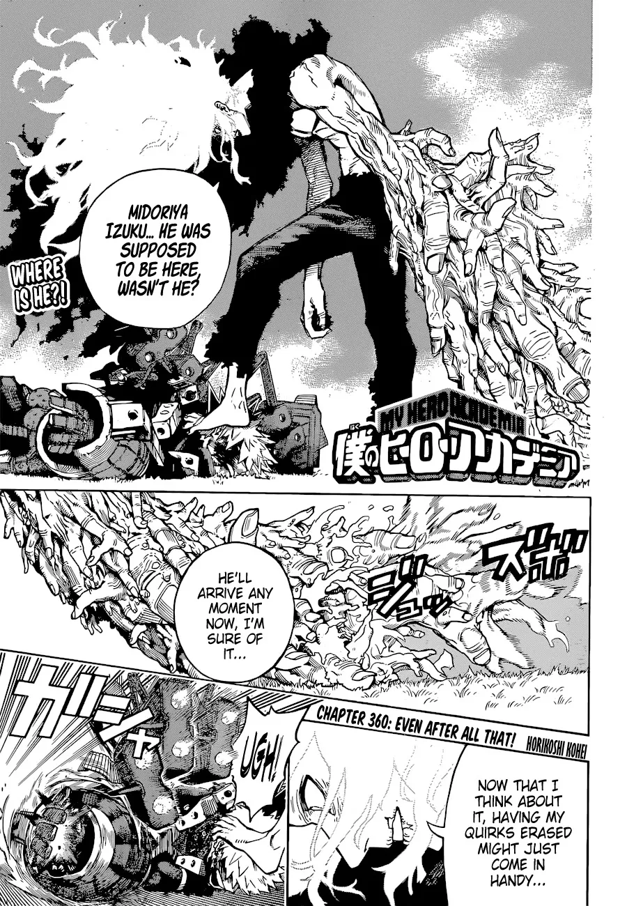 Read Boku no Hero Academia Chapter 360 - Even after all that! Online