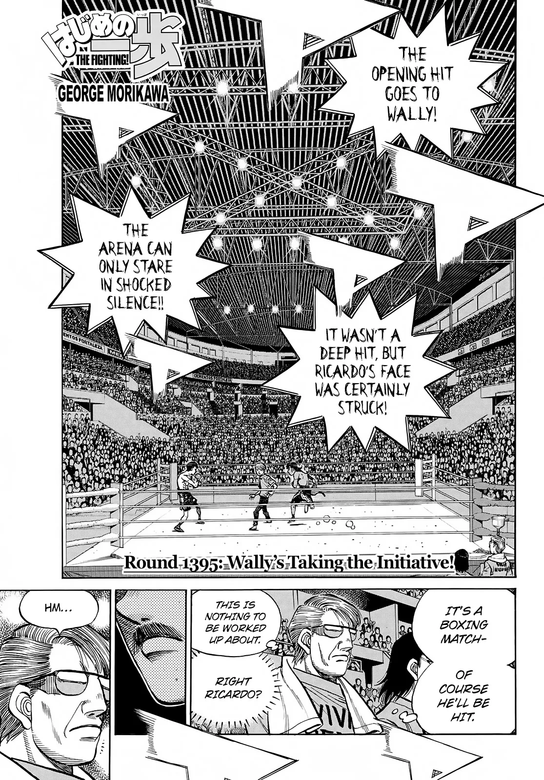 Read Hajime no Ippo Chapter 1395 - Wally’s Taking the Initiative! Online