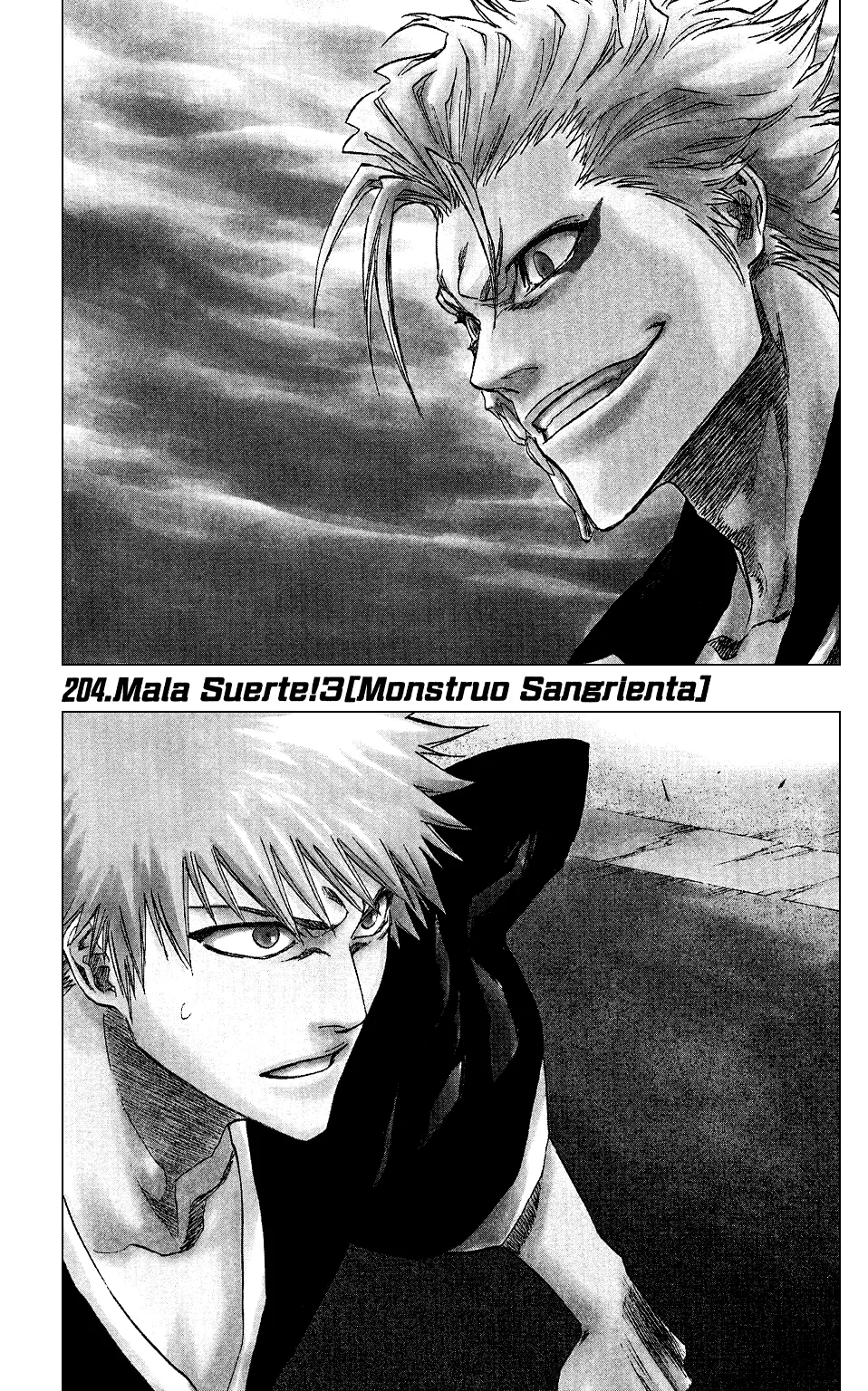 Read Bleach Chapter 204 - ¡Mala Suerte! 3 (Monstruo Sangrienta) Online