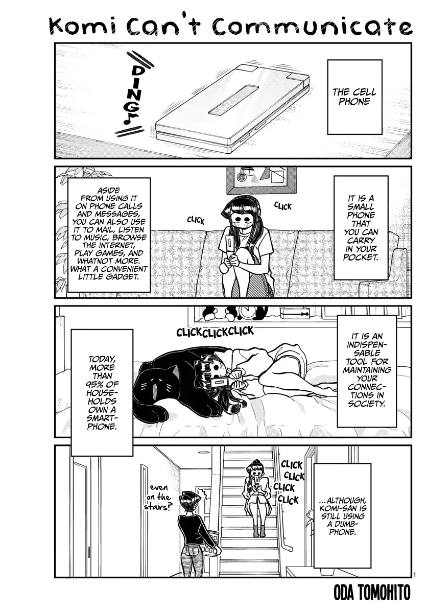 Read Komi-san wa Komyushou Desu Chapter 350 - New Phone Online