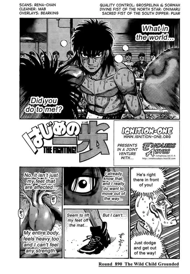 Read Hajime no Ippo Chapter 890 - The Wild Child Grounded Online