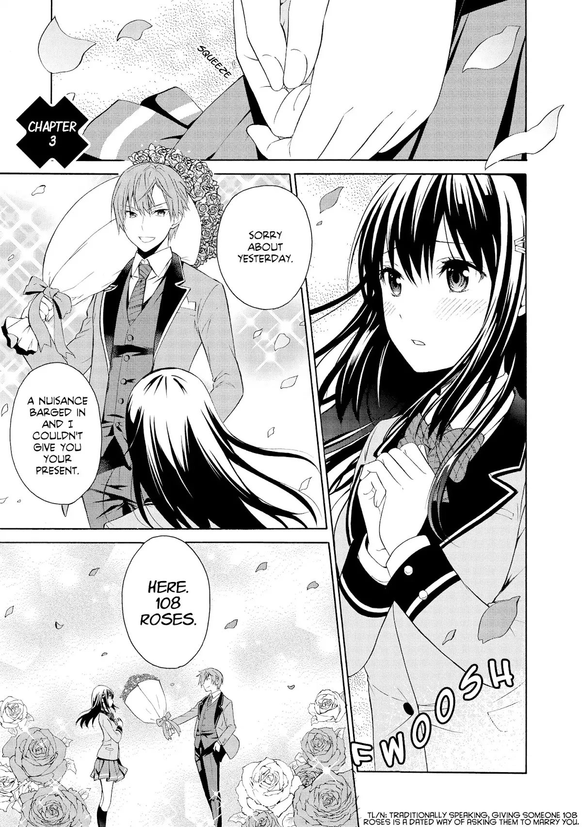 Read Akuyaku Ouji wa Koi ga Dekinai Chapter 3 - Can't Seem To Be Alone Together Online