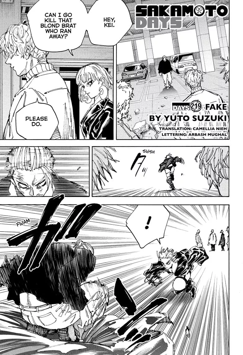 Read Sakamoto Days Chapter 219 - Days 219 Fake Online