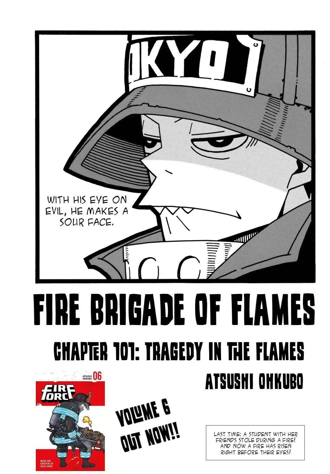 Read Enen no Shouboutai Chapter 101 - Tragedy in the Flames Online