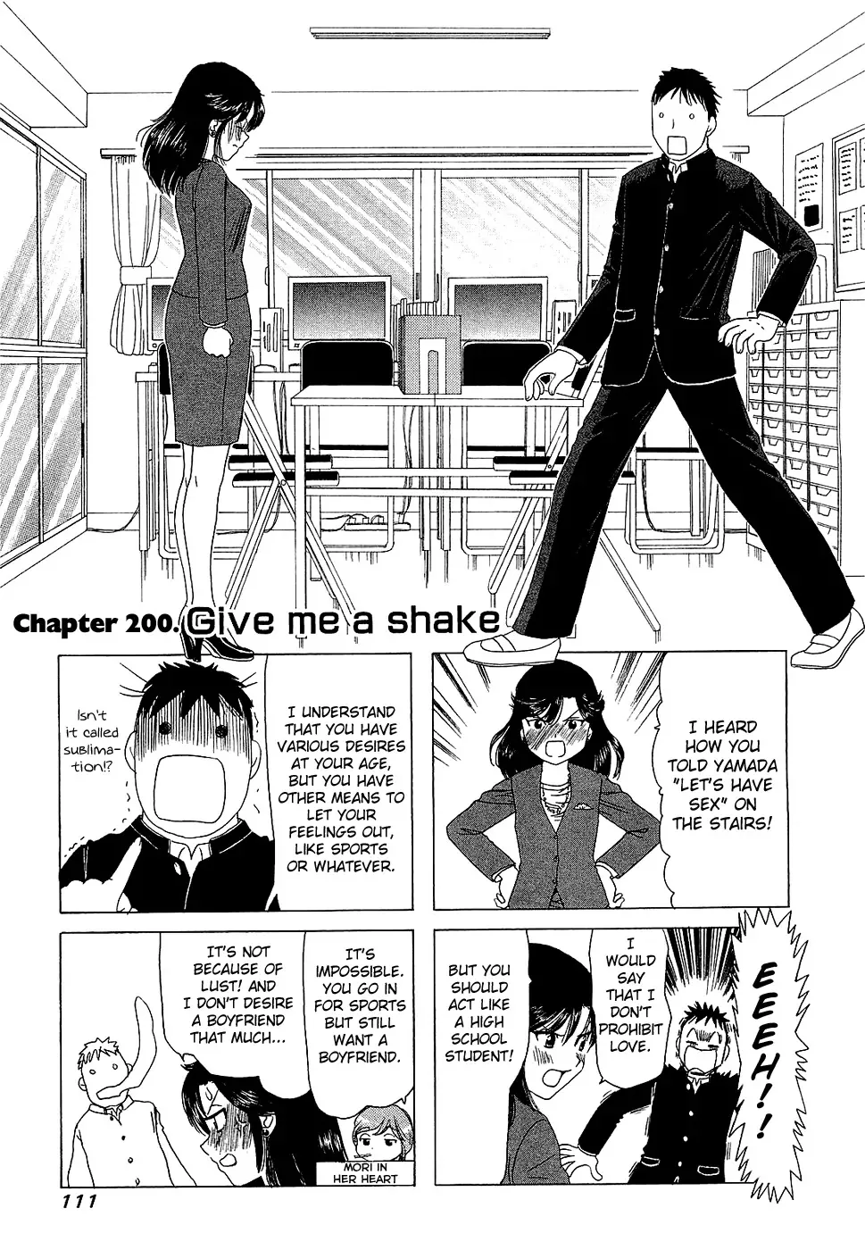 Read B Gata H Kei Chapter 200 - Give Me a Shake Online