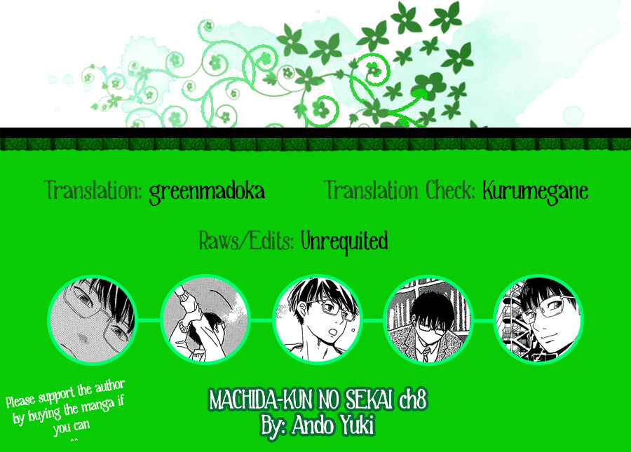 Read Machida-kun no Sekai Chapter 8 Online