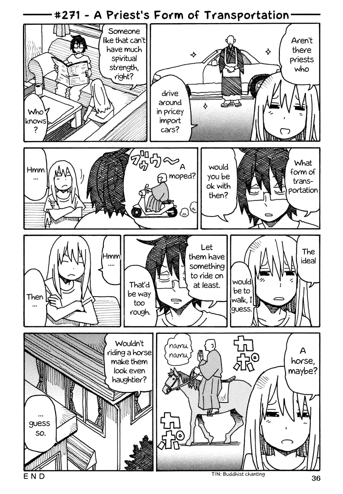 Read Hatarakanai Futari (The Jobless Siblings) Chapter 271 - A Priest's Form of Transportation Online