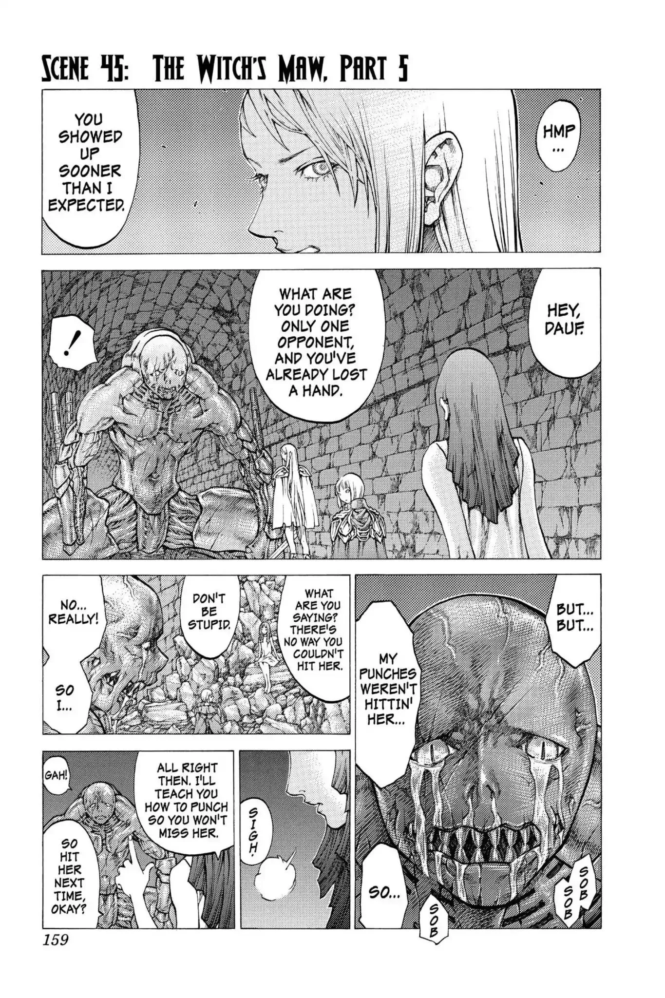 Read Claymore Chapter 45 - Vol.8 Scene 45: The Witch's Maw, Part 5 Online