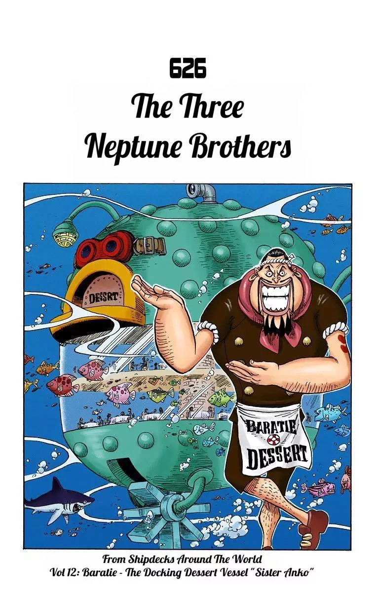 Read One Piece Chapter 626 - The Three Neptune Brothers Online