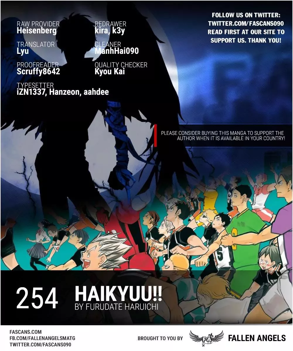 Read Haikyu!! Chapter 254 - God-like, Phantom, Evil Spirit Online