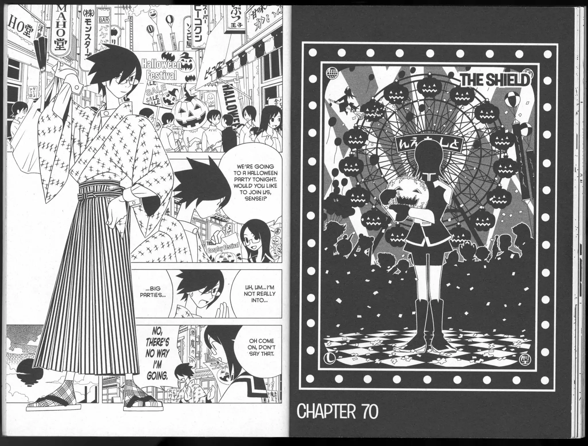 Read Sayonara Zetsubou Sensei Chapter 70 - The Shield Online