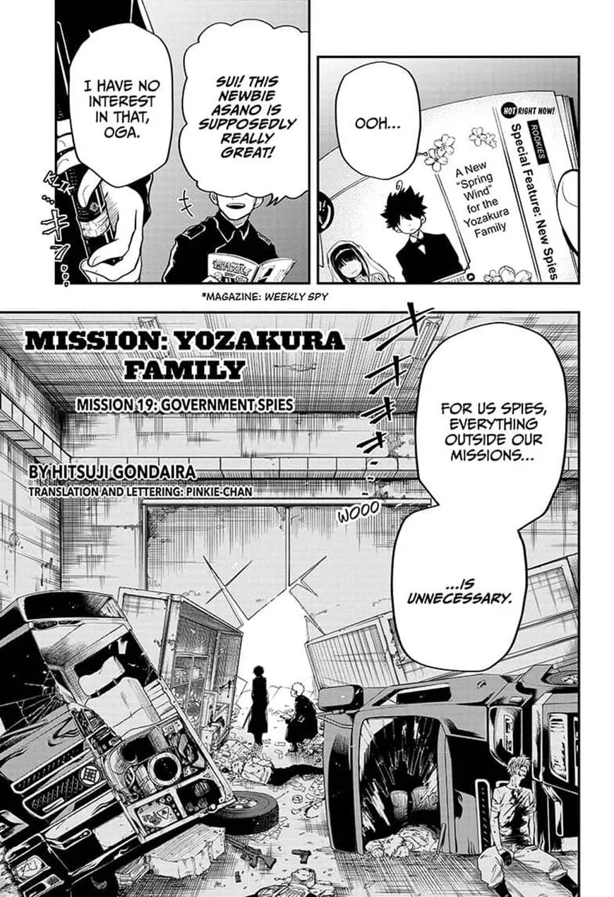 Read Mission: Yozakura Family Chapter 19 Online