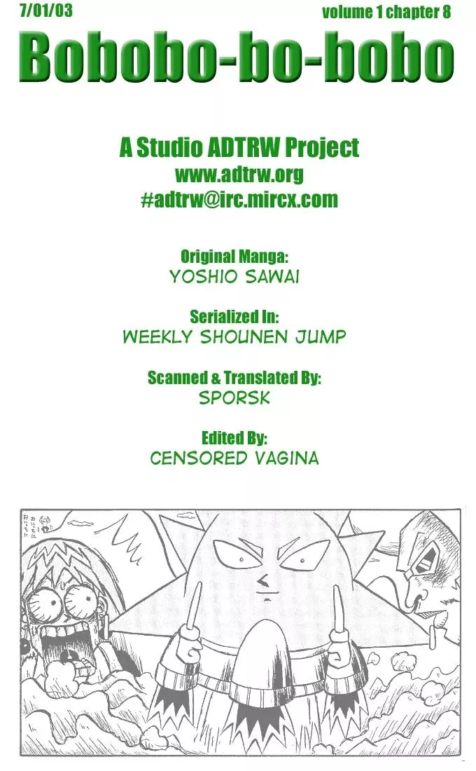 Read Bobobo-bo Bo-bobo Chapter 8 - Secret Attack 8 Bicycling Online