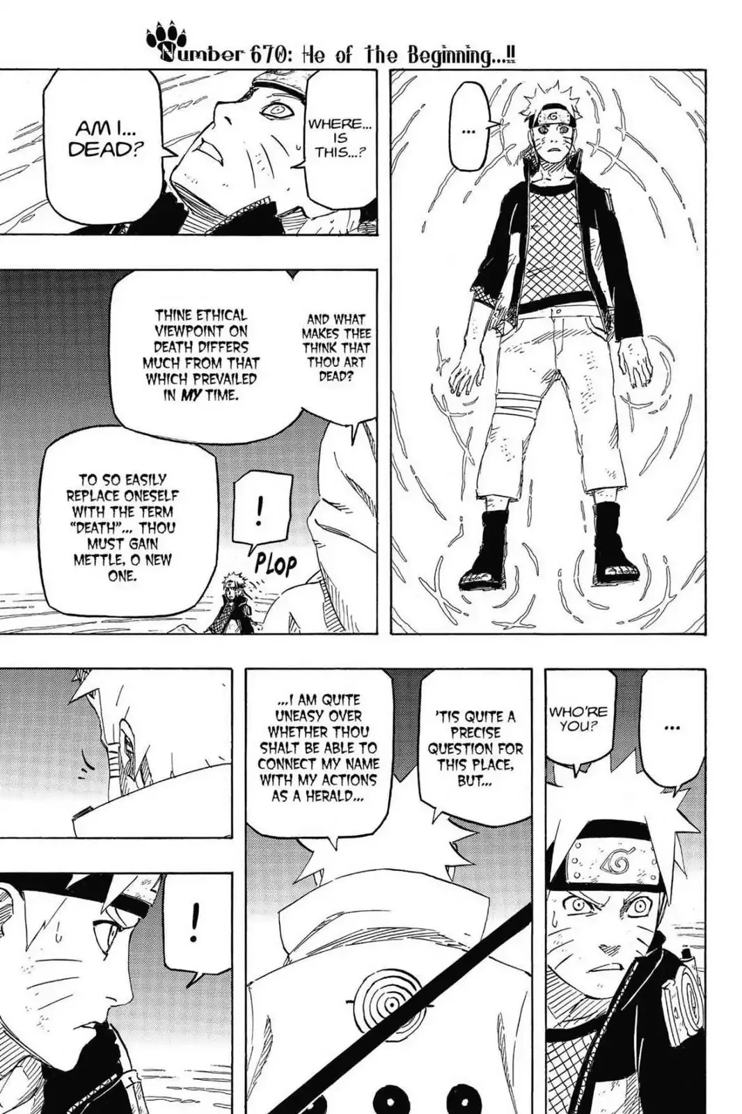 Read Naruto Chapter 670 - He Of The Beginning...!! Online