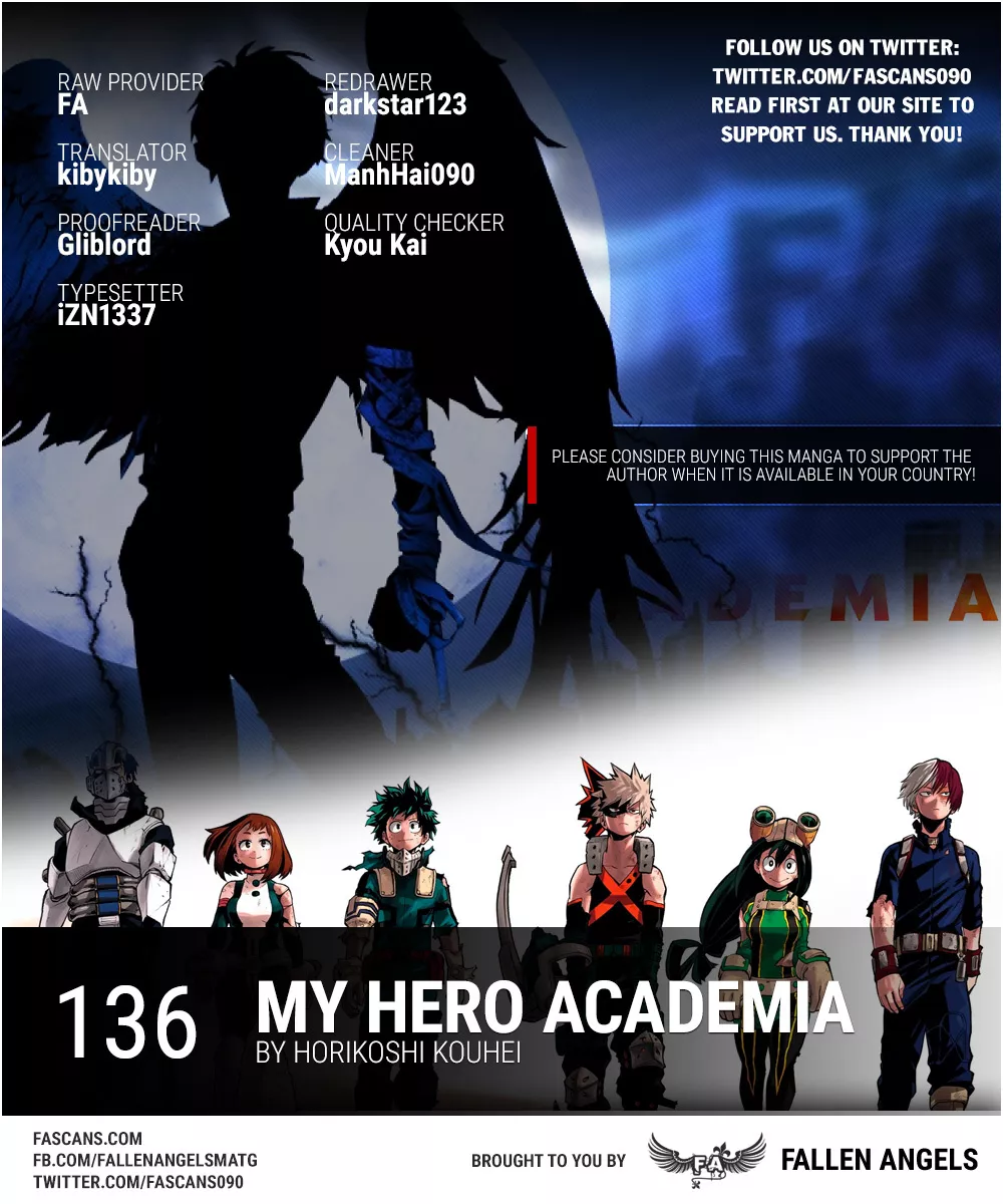 Read Boku no Hero Academia Chapter 136 - So Close!! Online