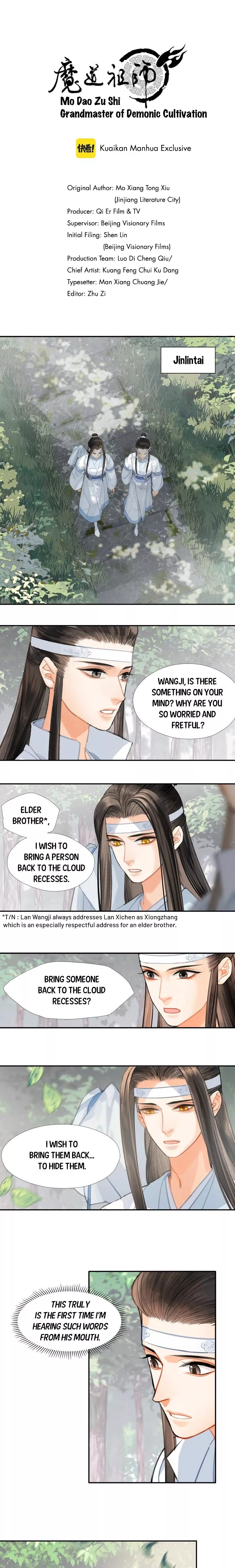 Read Grandmaster of Demonic Cultivation – Mo Dao Zu Shi Chapter 192 - Hiding Online