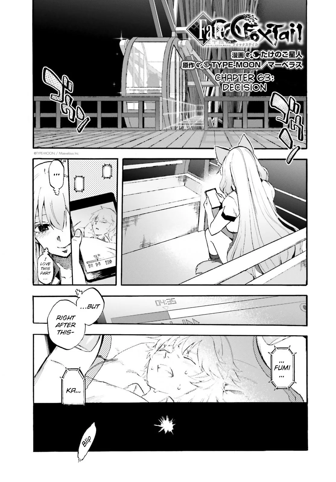 Read Fate/Extra CCC – Foxtail Chapter 63 Online