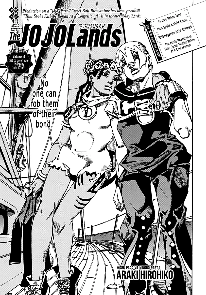 Read JoJo’s Bizarre Adventure Part 9 – The JOJOLands Chapter 26 - Paco VS Ningbo Part 1 Online