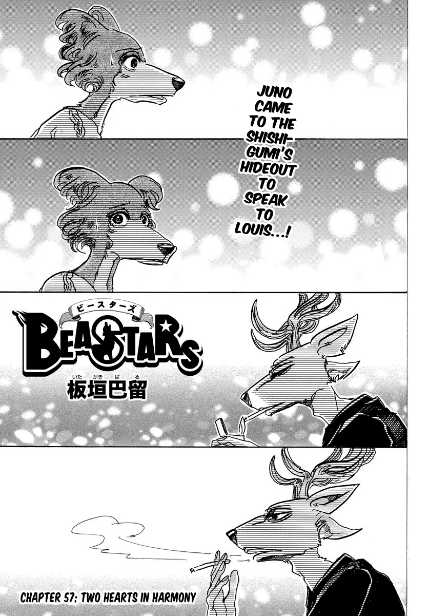 Read Beastars Chapter 57 - Two Hearts in Harmony Online