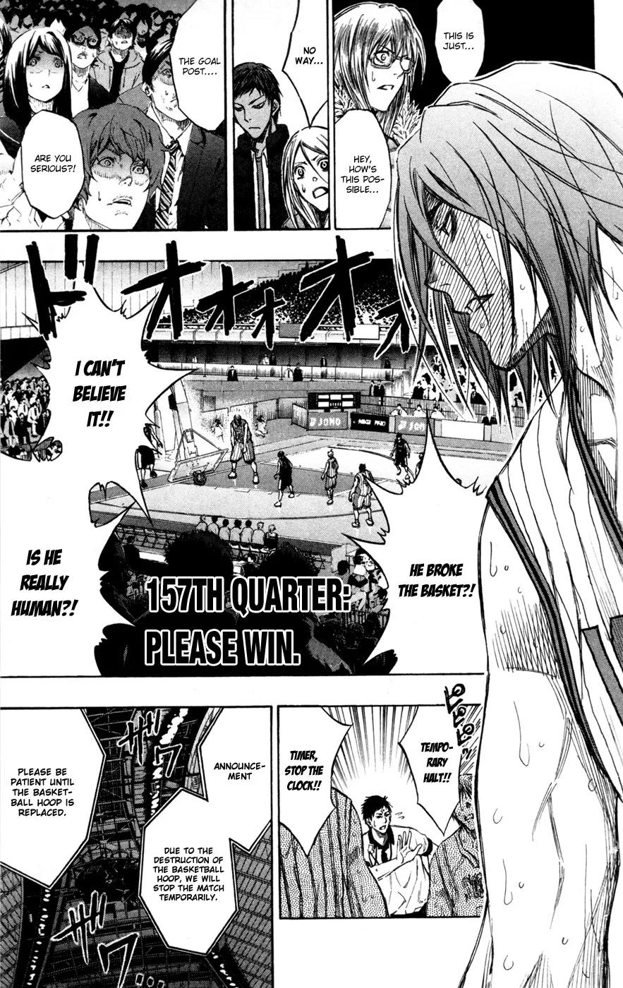 Read Kuroko no Basket Chapter 157 - Please Win Online