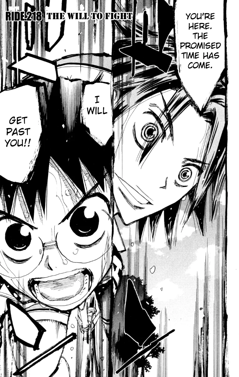 Read Yowamushi Pedal Chapter 218 - The Will to Fight Online