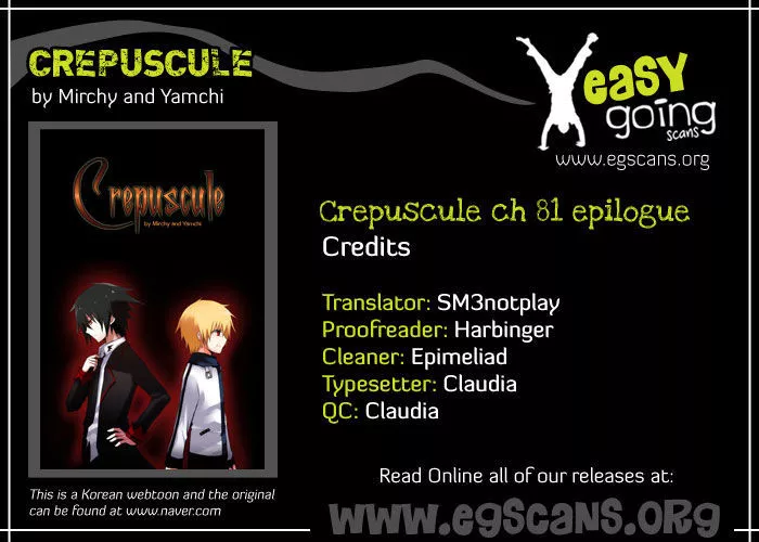 Read Crepuscule (Yamchi) Chapter 81.5 - Season 1 Afterword Online