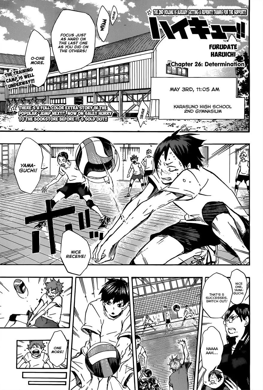 Read Haikyu!! Chapter 26 - Determination Online