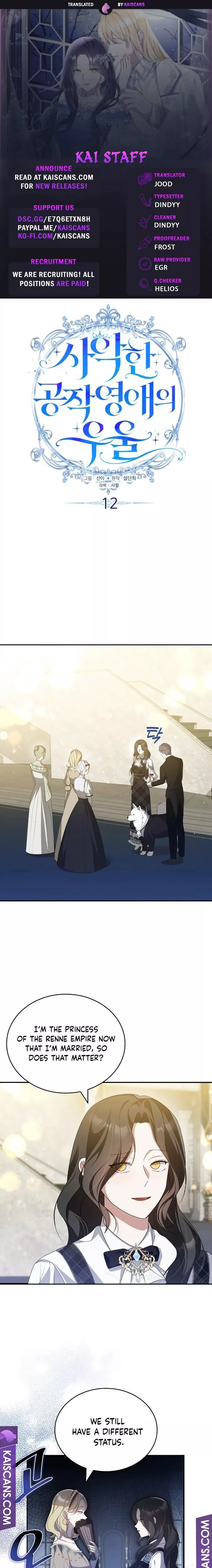 Read The Duke’s Villainous Daughter Is Depressed Chapter 12 Online