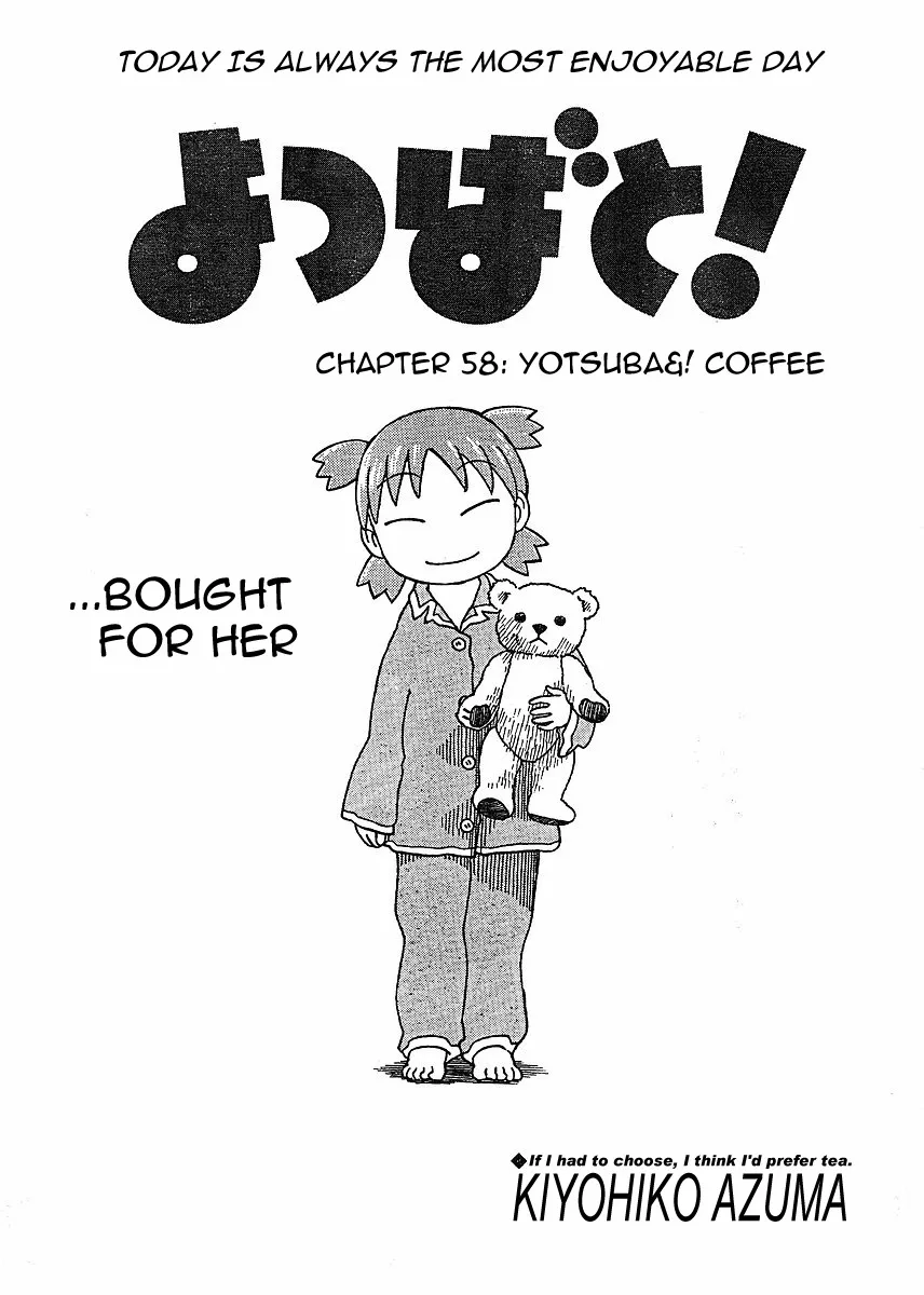 Read Yotsubato! Chapter 58 - Yotsuba & Coffee Online