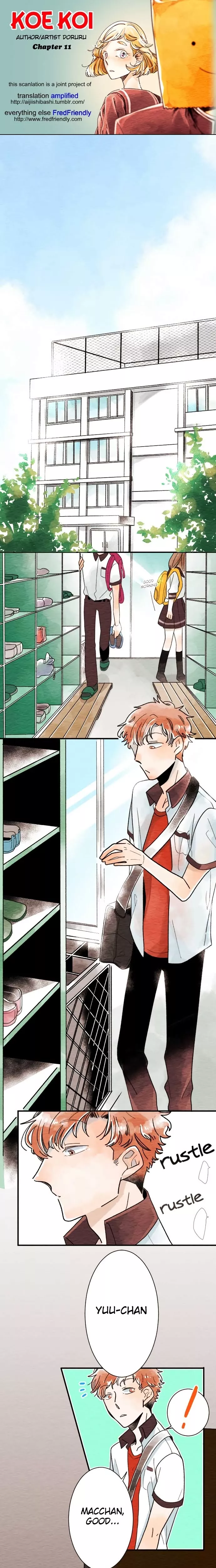Read Koe Koi Chapter 11 - I can't hide it Online