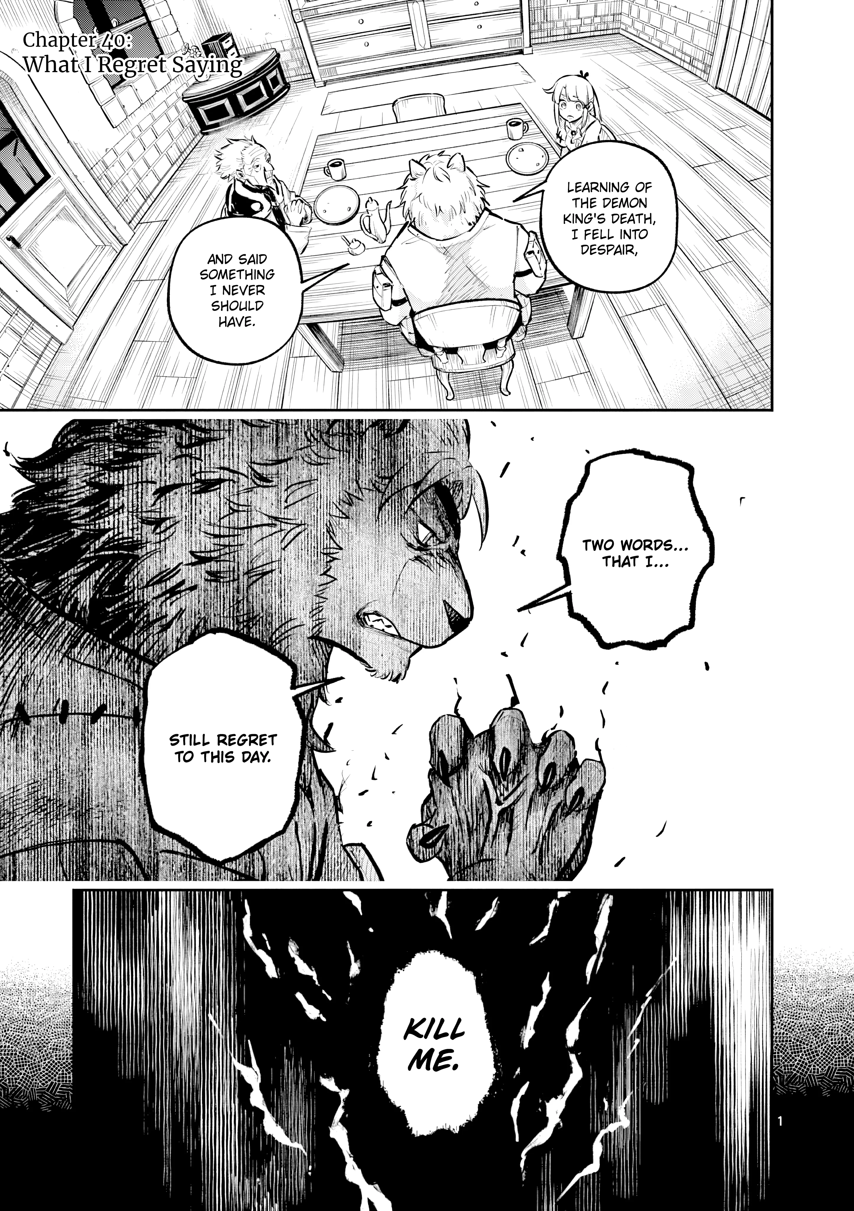 Read Juuou to Yakusou Chapter 40 - What I Regret Saying Online