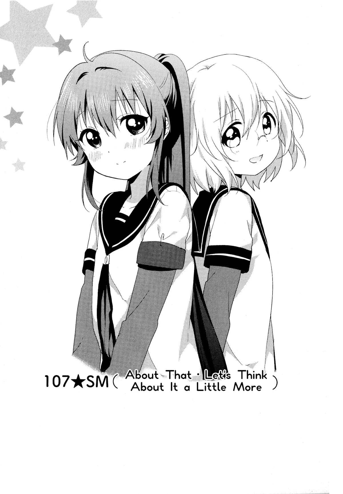Read Yuru Yuri Chapter 107 - SM (About That · Let's Think About It a Little More) Online