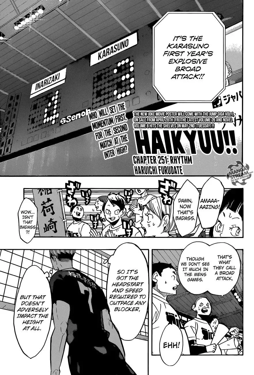 Read Haikyu!! Chapter 251 - Rhythm Online