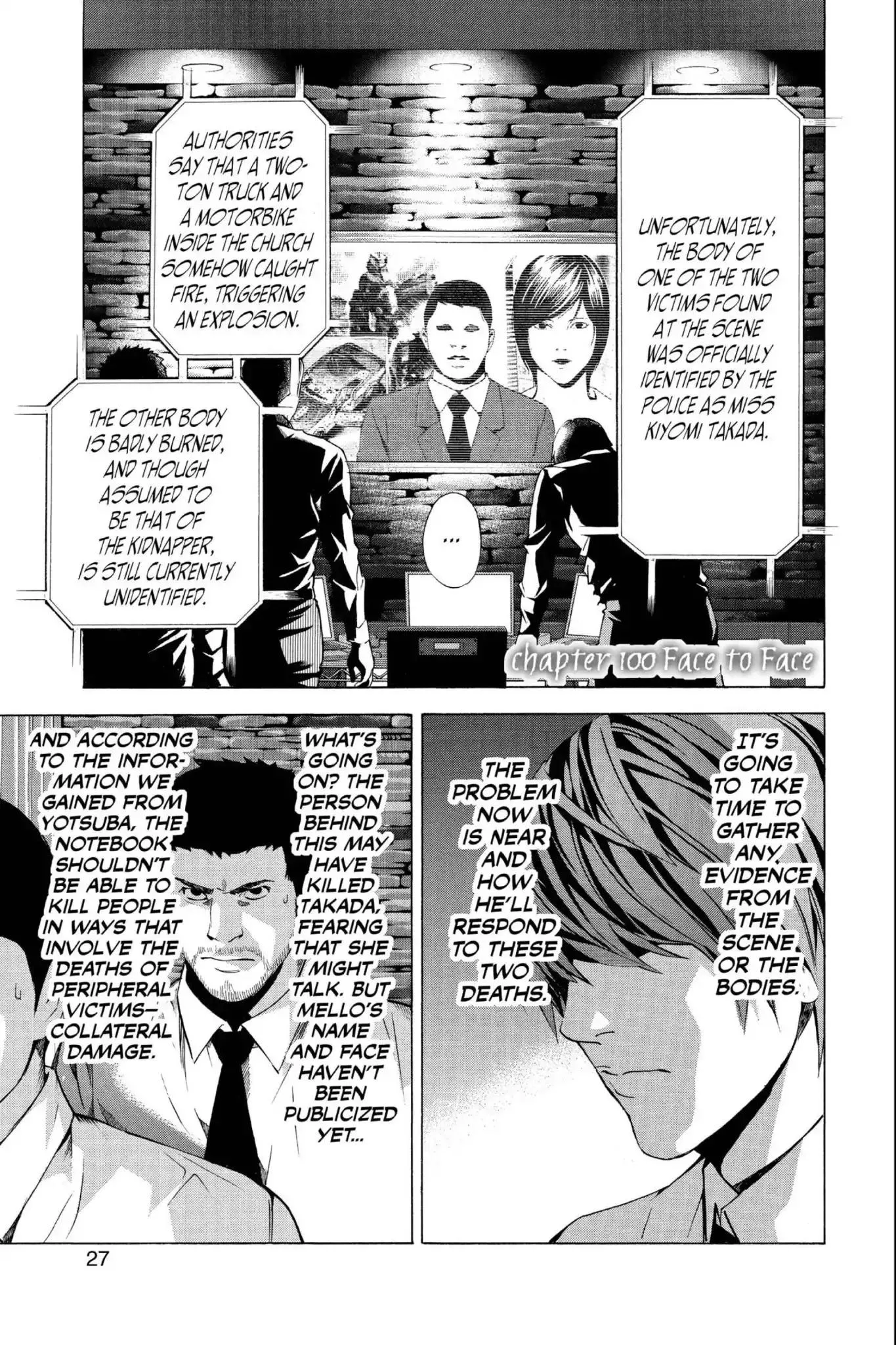 Read Death Note Chapter 100 - Face to Face Online