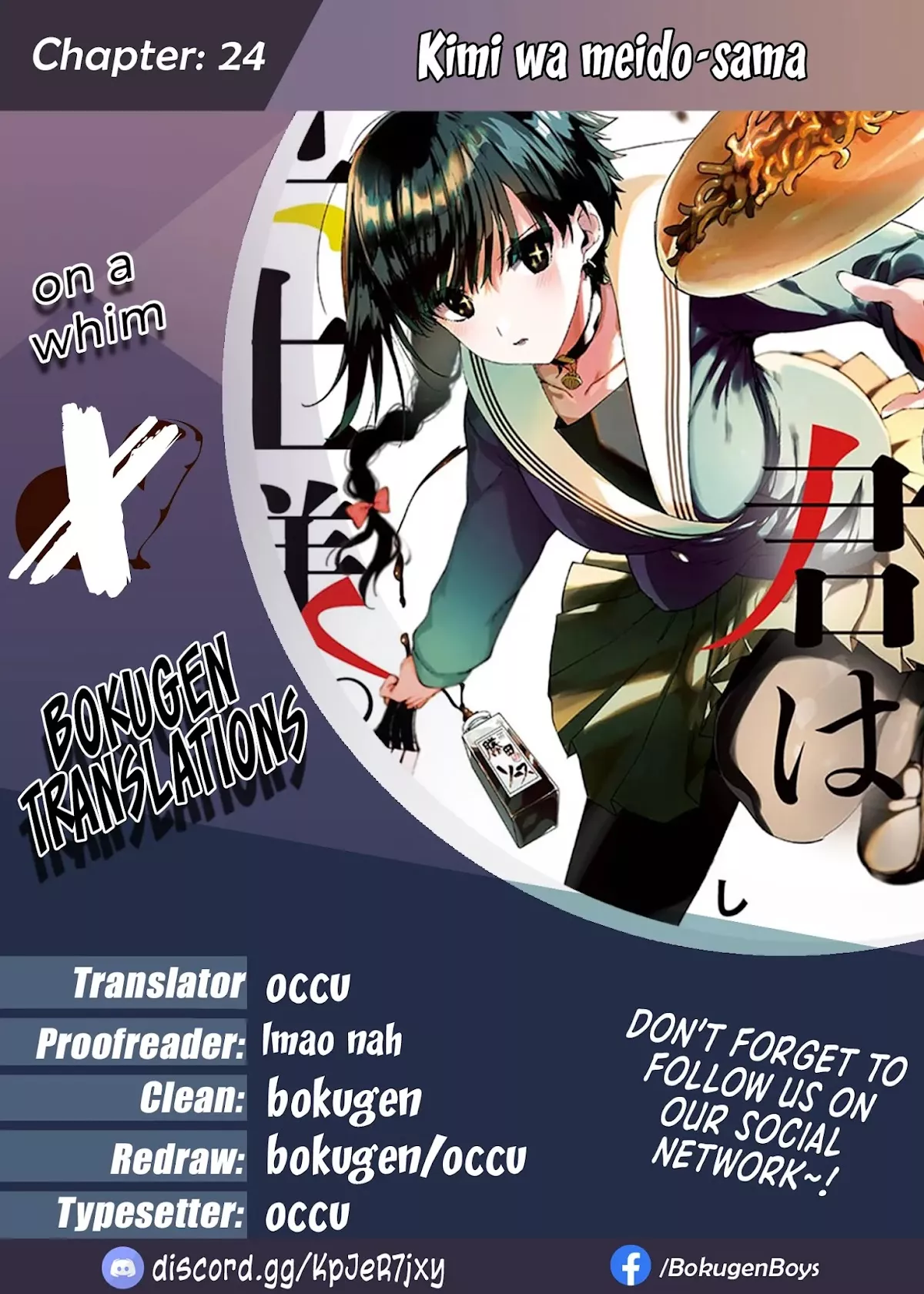 Read Kimi wa Meido-sama Chapter 24 - You and Amami's Black Rabbit. Online