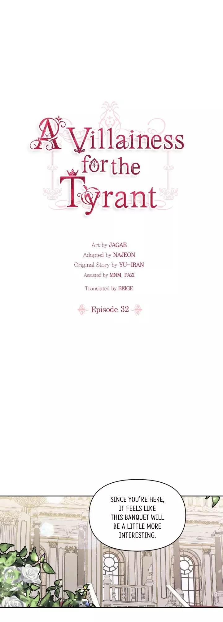 Read A Villainess for the Tyrant Chapter 32 Online