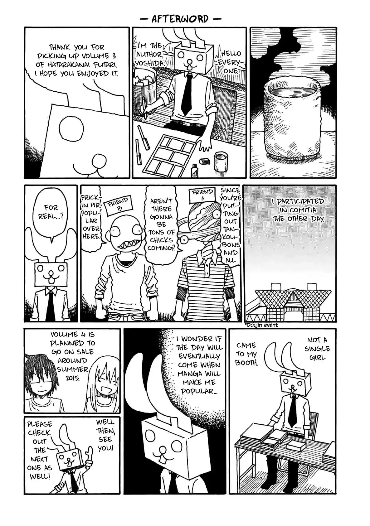 Read Hatarakanai Futari (The Jobless Siblings) Chapter 132.8 - Afterword Online