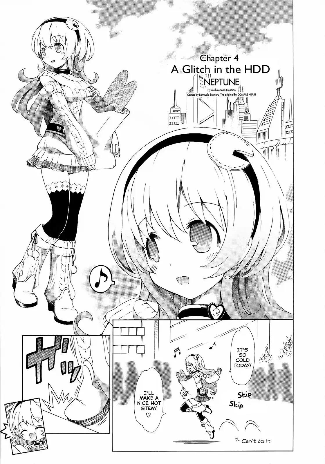 Read Choujigen Game Neptune – Megami Tsuushin Chapter 4 - A Glitch in the HDD Online