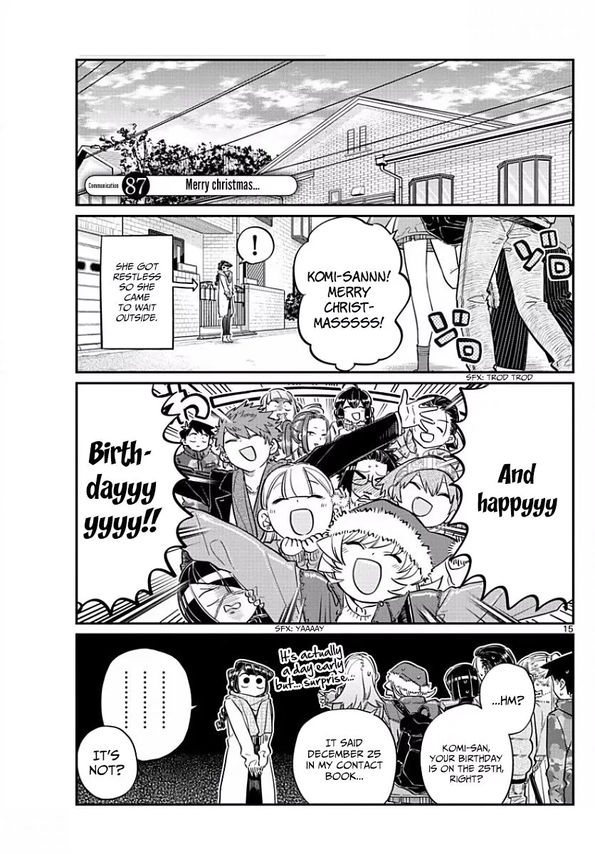 Read Komi-san wa Komyushou Desu Chapter 87 - Merry Christmas... Online