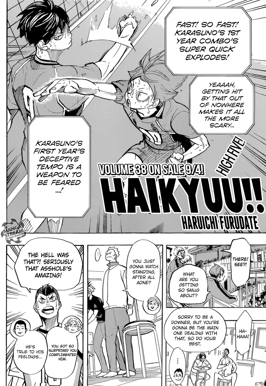 Read Haikyu!! Chapter 362 - VS The Little Giant Online