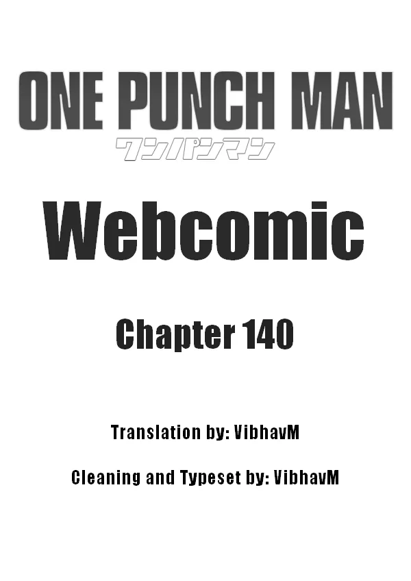 Read Onepunch-Man (ONE) Chapter 140 Online