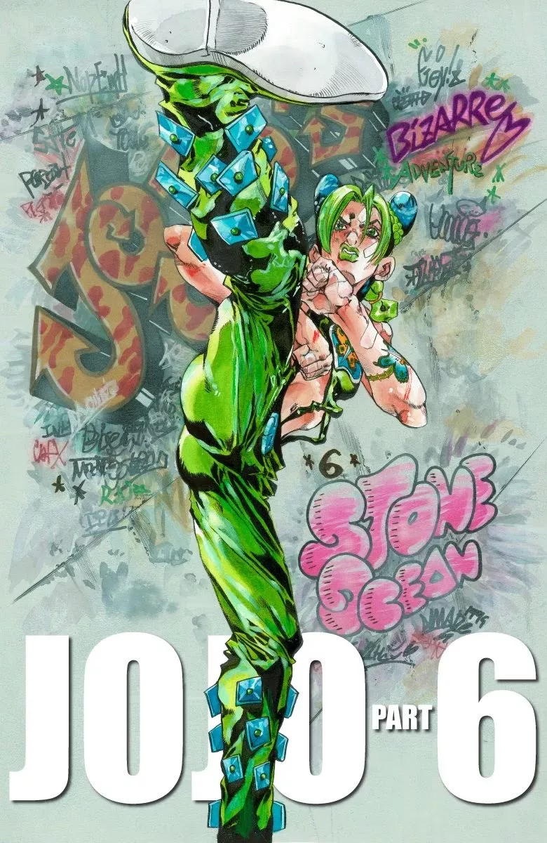 Read JoJo’s Bizarre Adventure Part 6: Stone Ocean Chapter 55 - The Kiss of Love and Revenge Part 5 Online