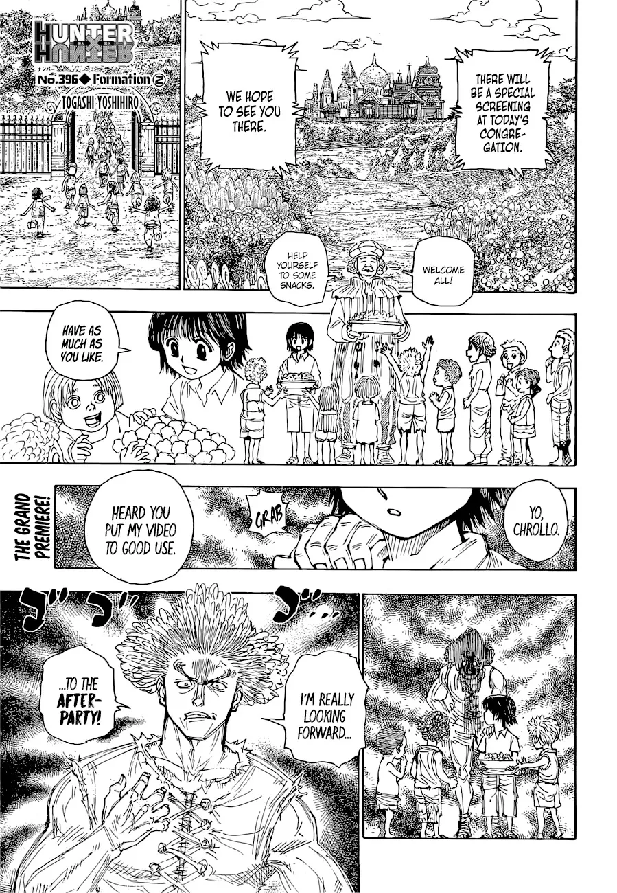 Read Hunter X Hunter Chapter 396 - Formation ② Online