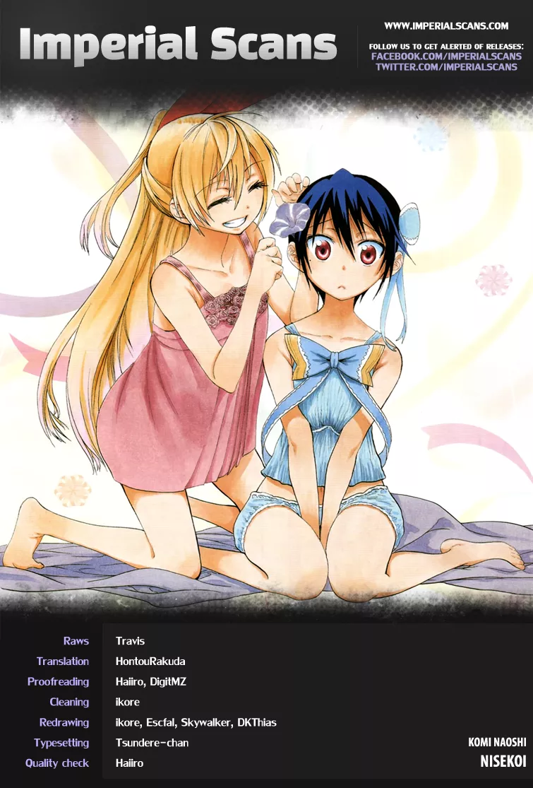 Read Nisekoi Chapter 44 - At The Beach Online