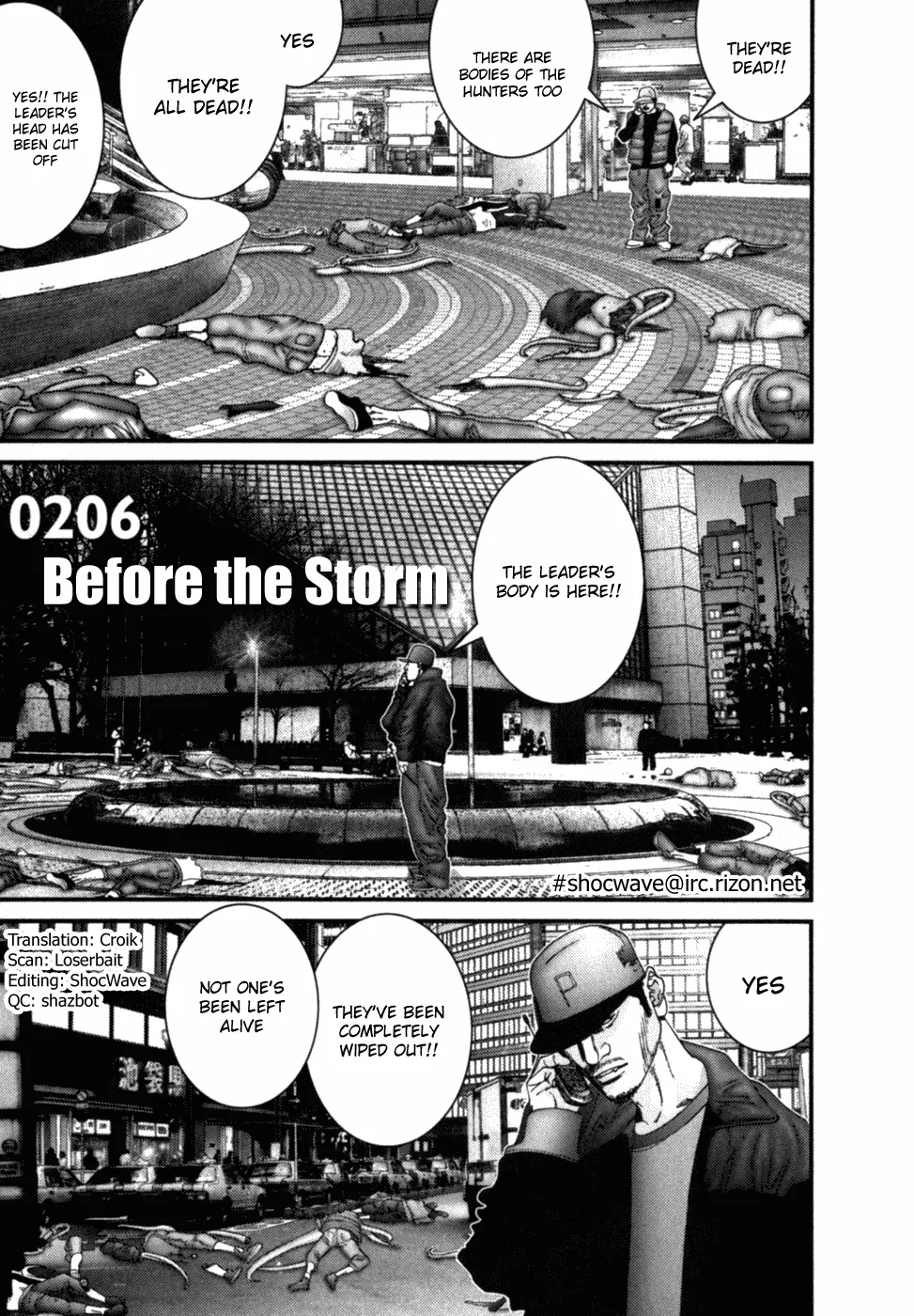 Read Gantz Chapter 206 - Before the Storm Online