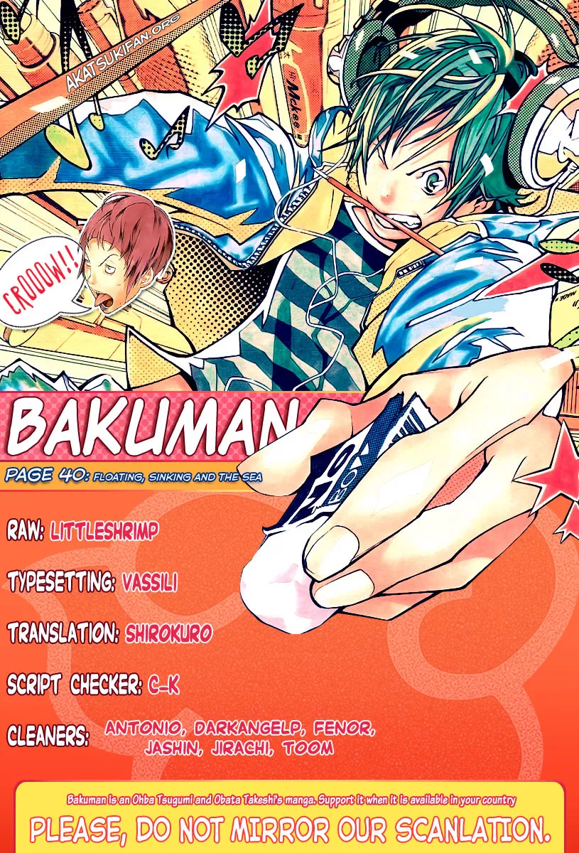 Read Bakuman Chapter 40 - The Ocean and Up and Downs Online