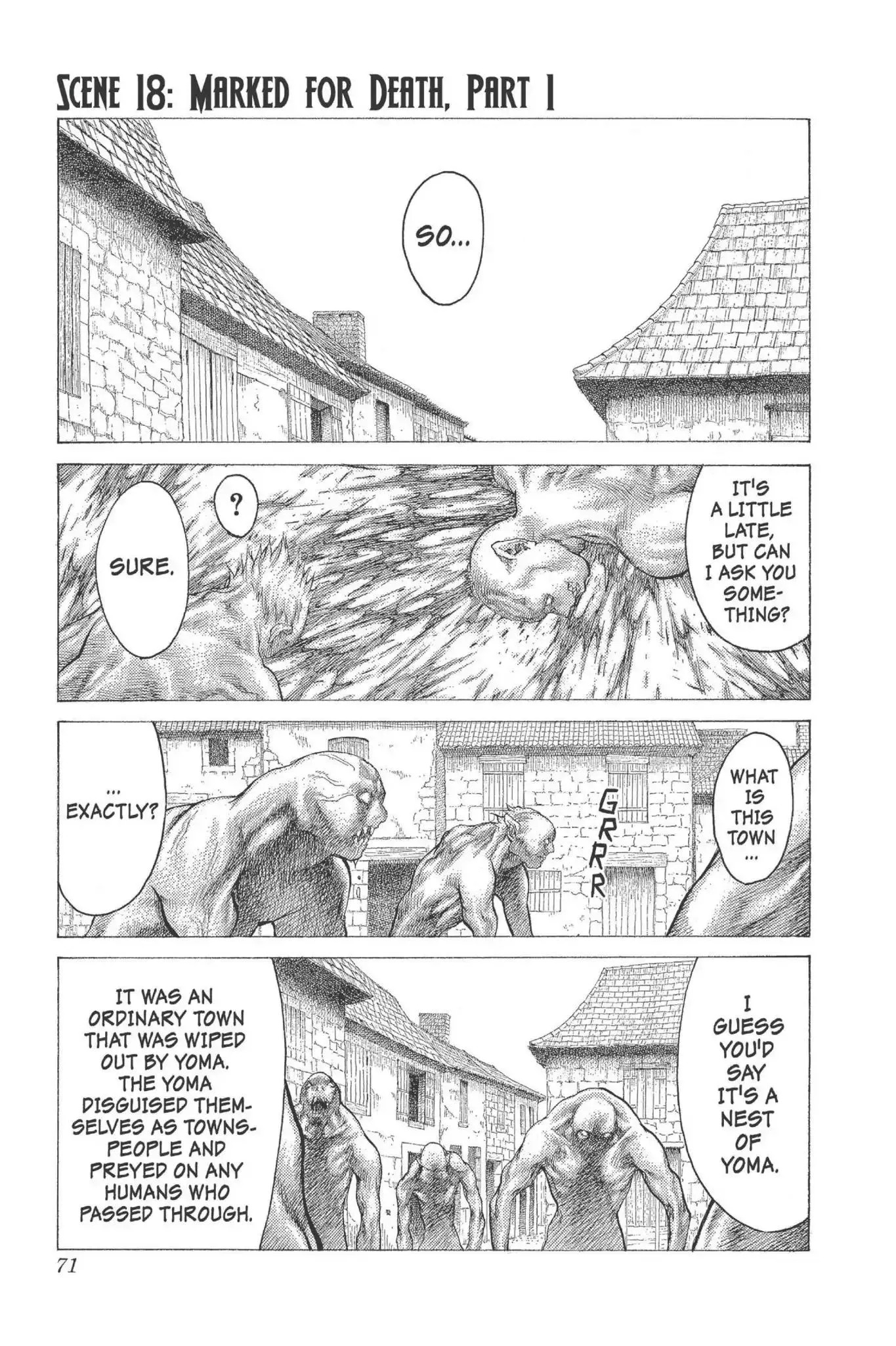 Read Claymore Chapter 18 - Vol.4 Scene 18: Marked for Death, Part 1 Online